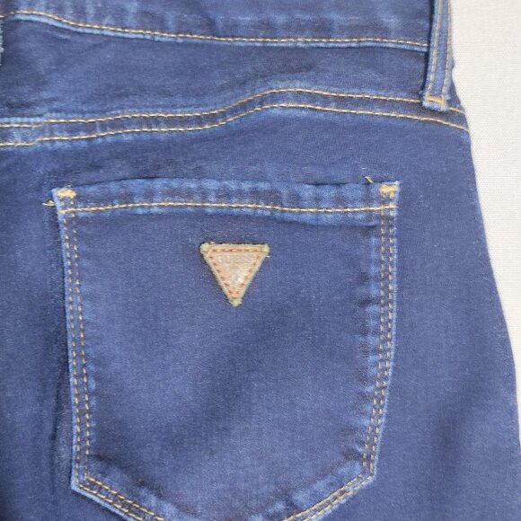 Guess Jeans women's size 29 ink blue colour sexy curve mid-rise skinny - Picture 5 of 15